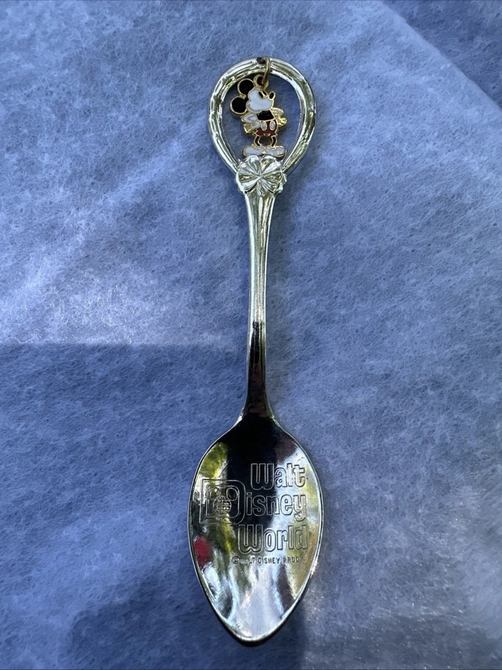 Walt Disney World Collectible Silverplate Spoon with Mickey Charm dateBefore1980